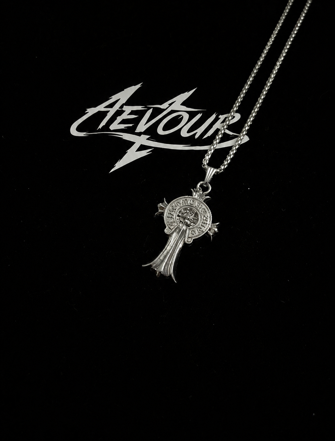 Halo Cross Pendant | CG-NEC-22
