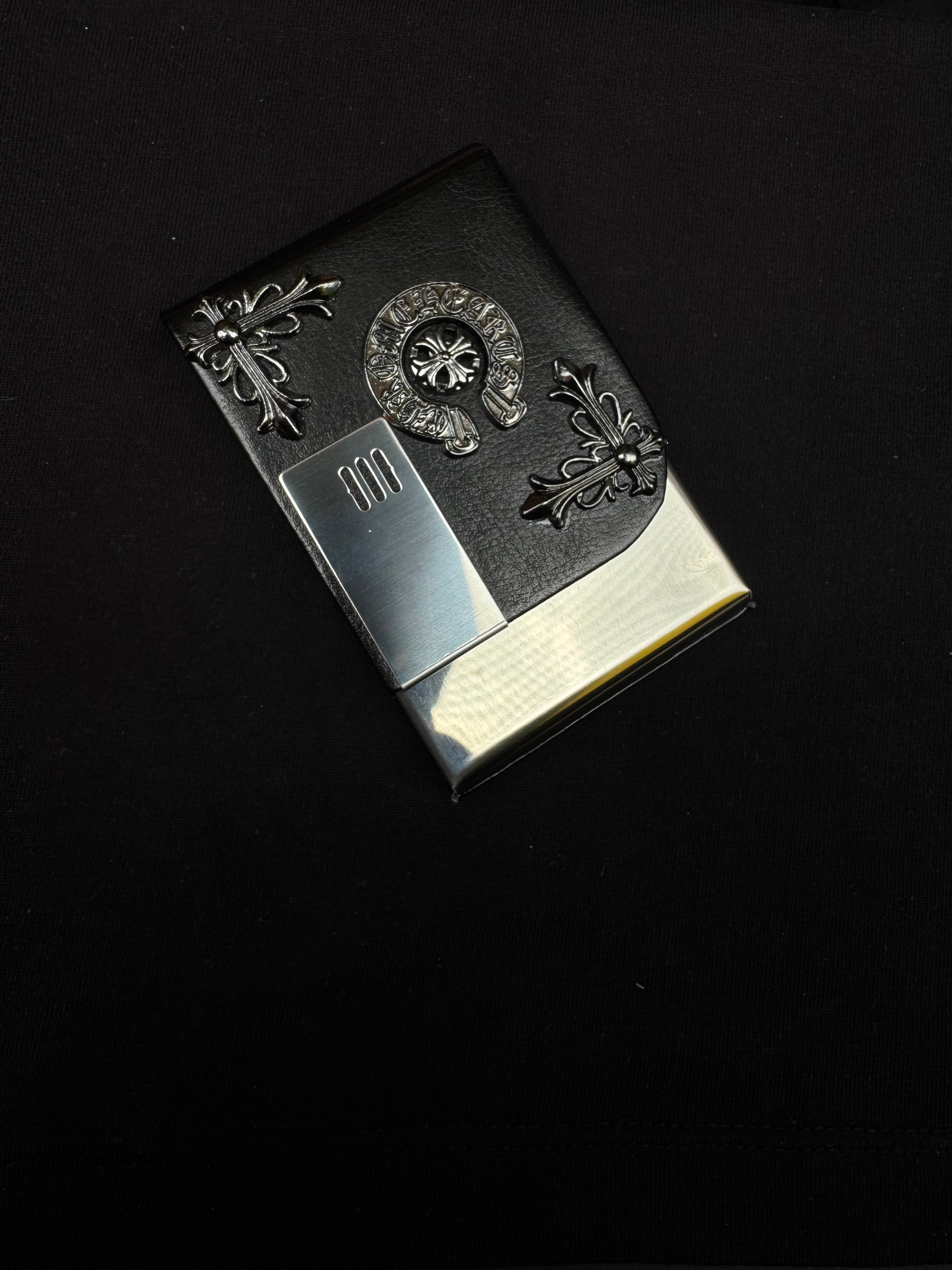 Cyber-Gothic Chrome Armor Wallet | CG-WLT-01