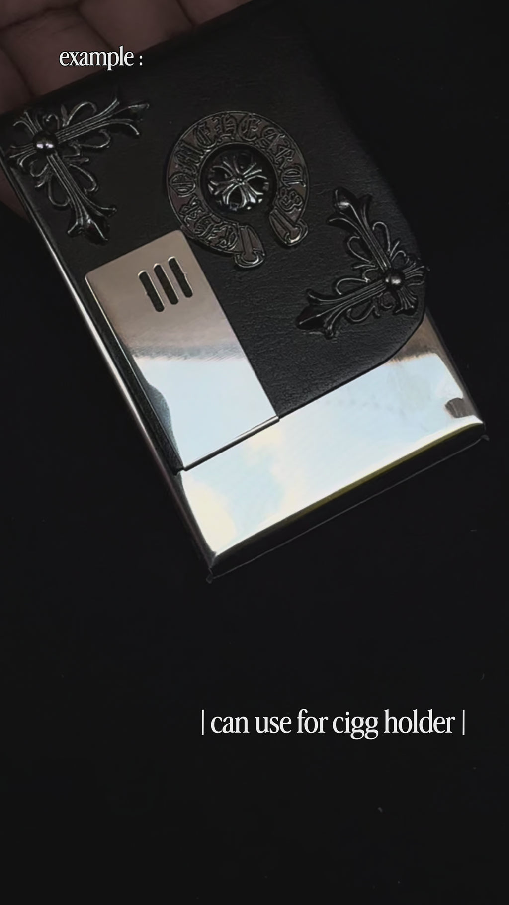 Cyber-Gothic Chrome Armor Wallet | CG-WLT-01