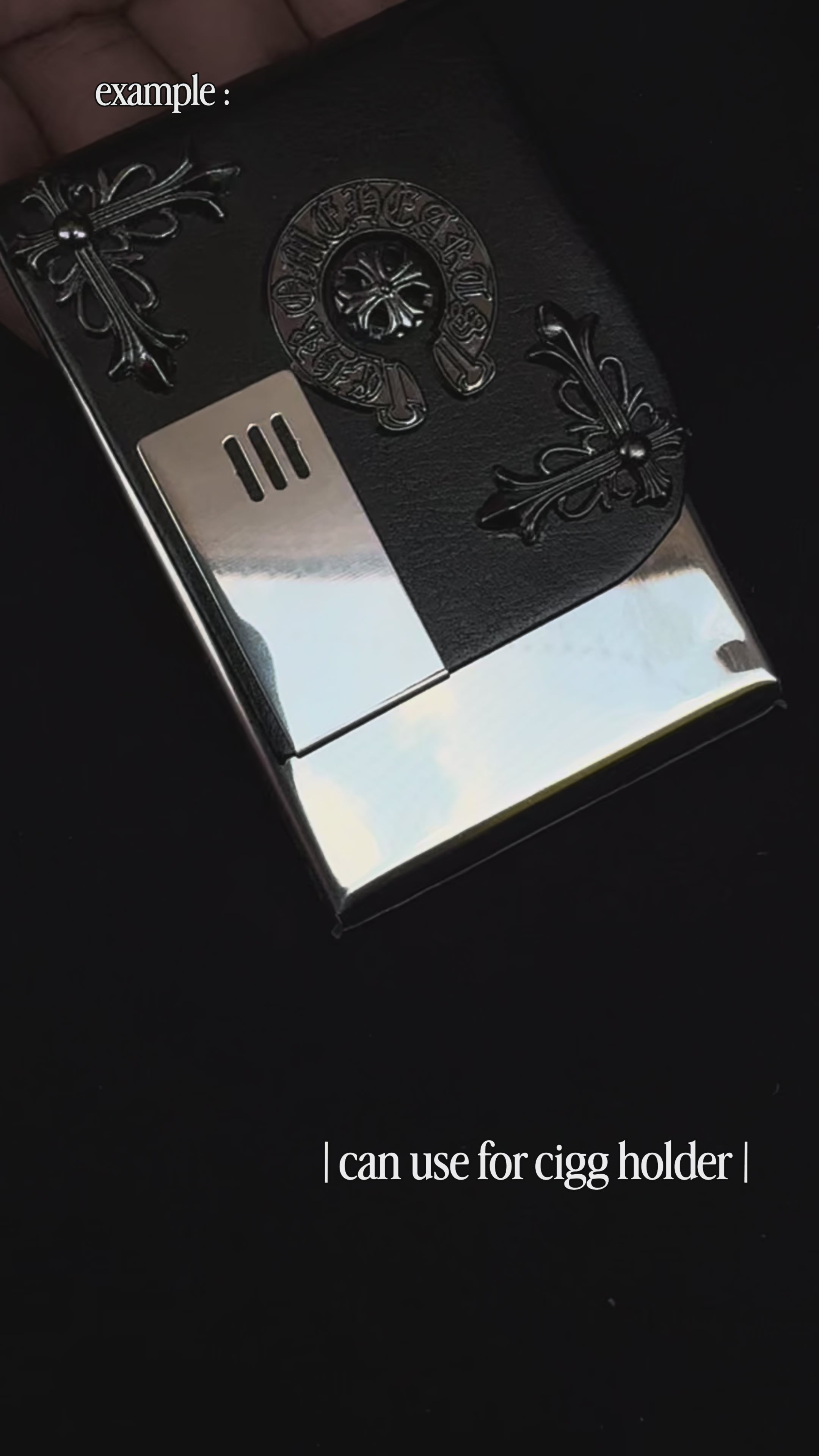 Cyber-Gothic Chrome Armor Wallet | CG-WLT-01